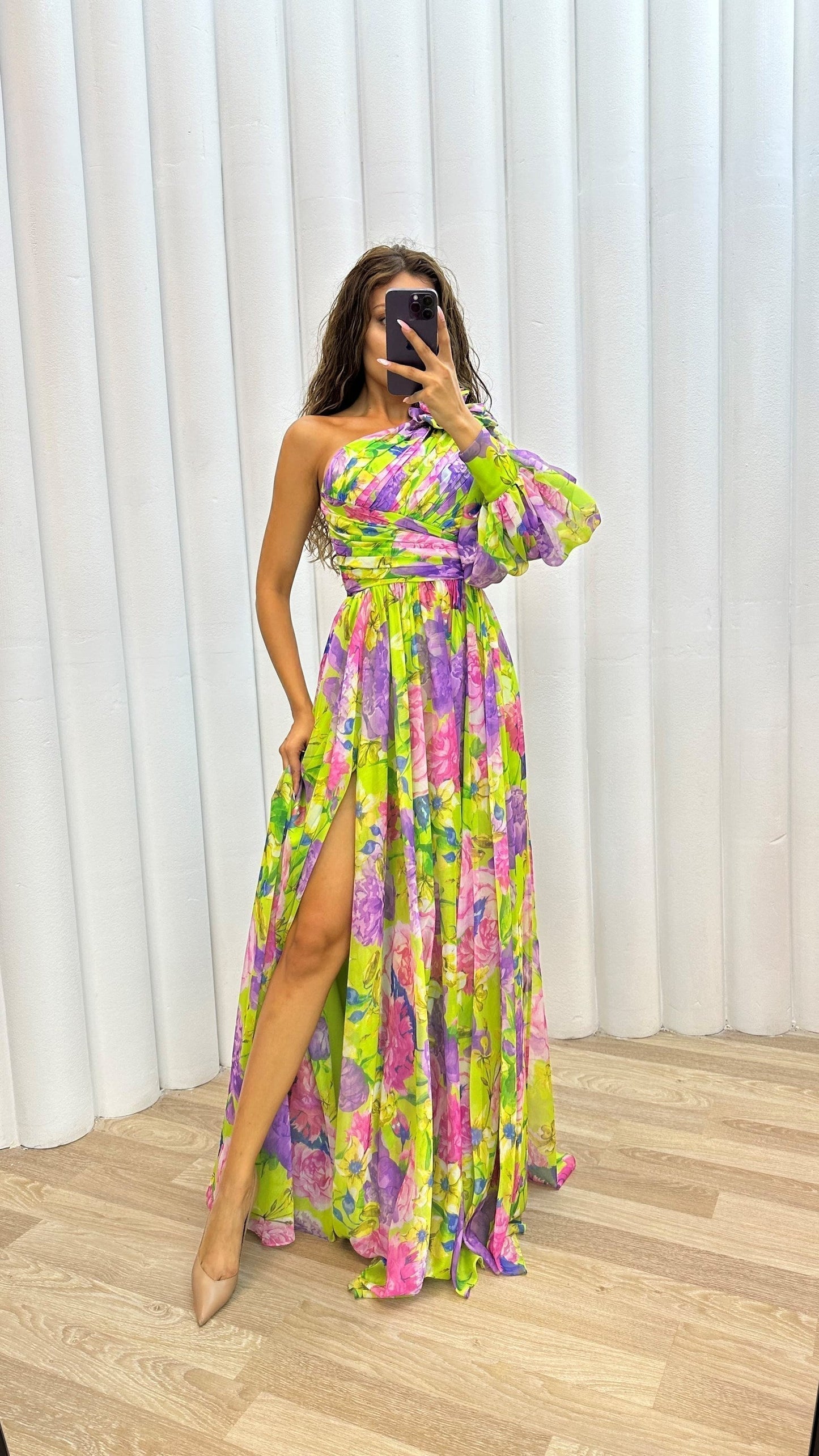 Anna - Vestido Elegante Con Mangas Largas