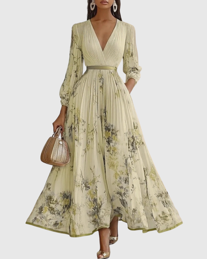 Giulia - Elegante Vestido Maxi Plisado
