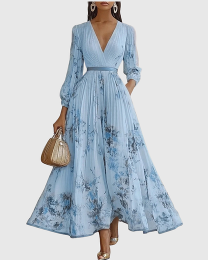 Giulia - Elegante Vestido Maxi Plisado