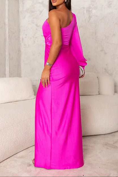 Patrizia - Vestido De Noche Asimétrico De Un Hombro