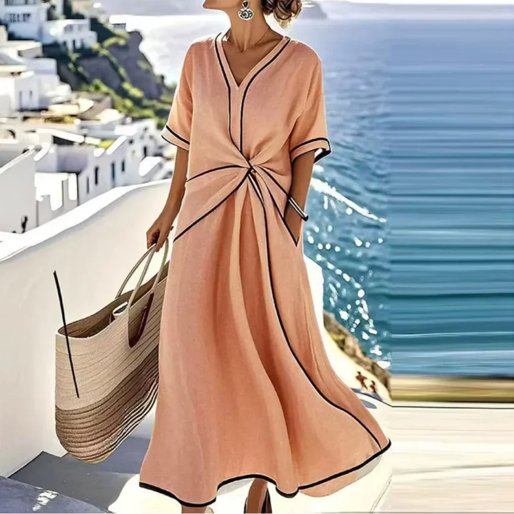 Lunaria™ - Vestido elegante que realza la cintura con un toque refinado