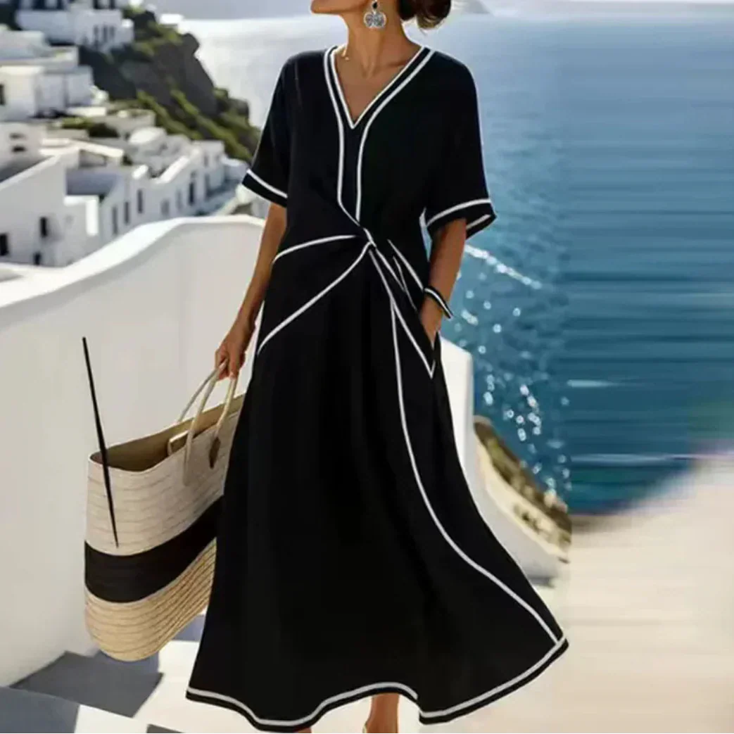 Lunaria™ - Vestido elegante que realza la cintura con un toque refinado