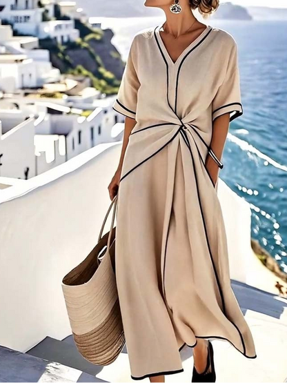 Lunaria™ - Vestido elegante que realza la cintura con un toque refinado