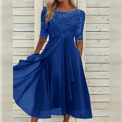 Imelda - Vestido Midi Elegante De Encaje