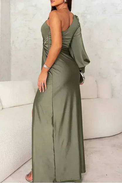 Patrizia - Vestido De Noche Asimétrico De Un Hombro