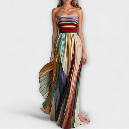 Lucía - Vestido Largo En Tejido De Alta Calidad